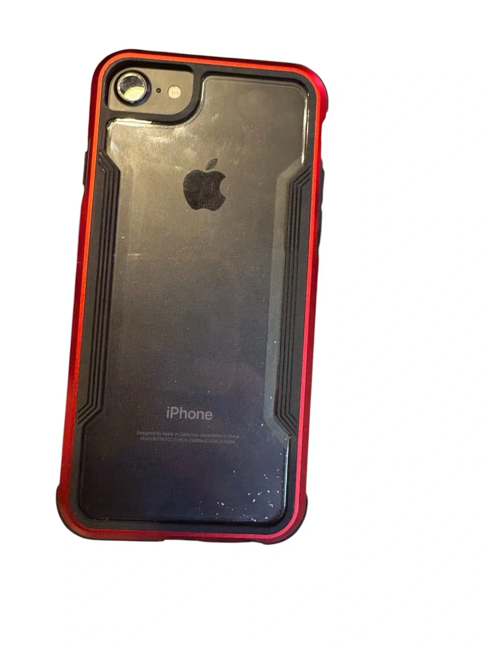 Apple iPhone 7 - Black (Storage Unknown) - Powers On Raptic Shield Case